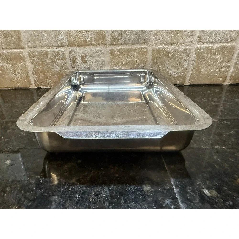 Guy Degrenne 18/10 Stainless Steel Cookware Baking Dish Pan Tray France 7x11x2